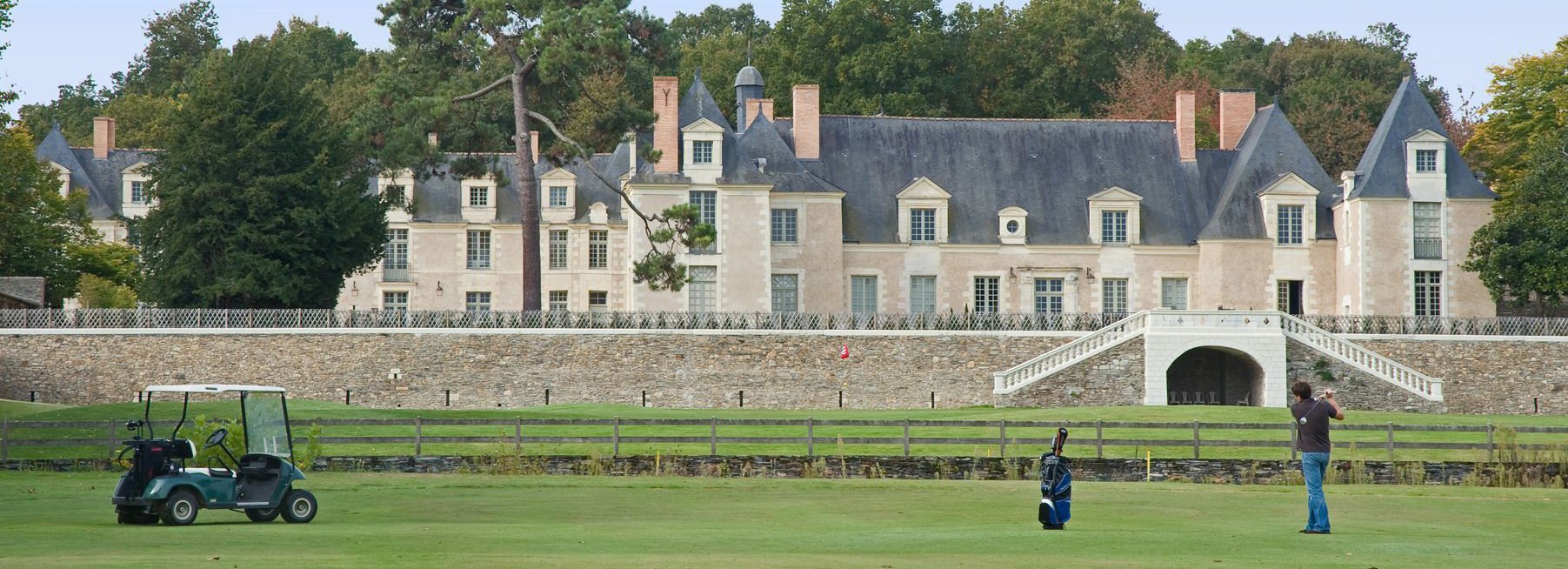 Castle with golf course near Angers