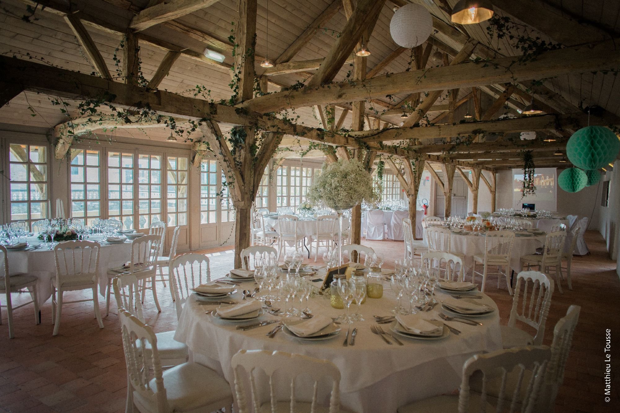 Wedding reception in a castle near Angers